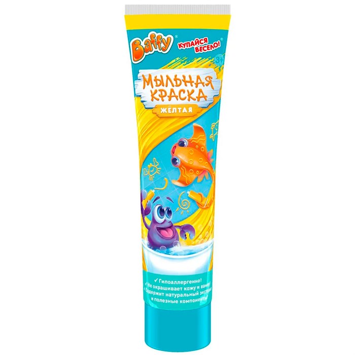 Мыльная краска желтая D0160-Y ТМ «Baffy» 695-219