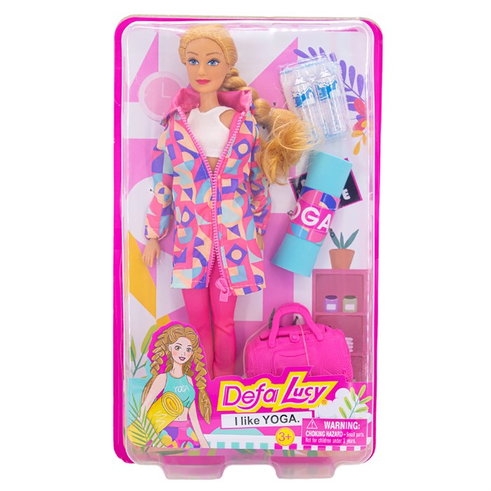 Кукла 8477 Занятие йогой в кор. Defa Lucy 809-394