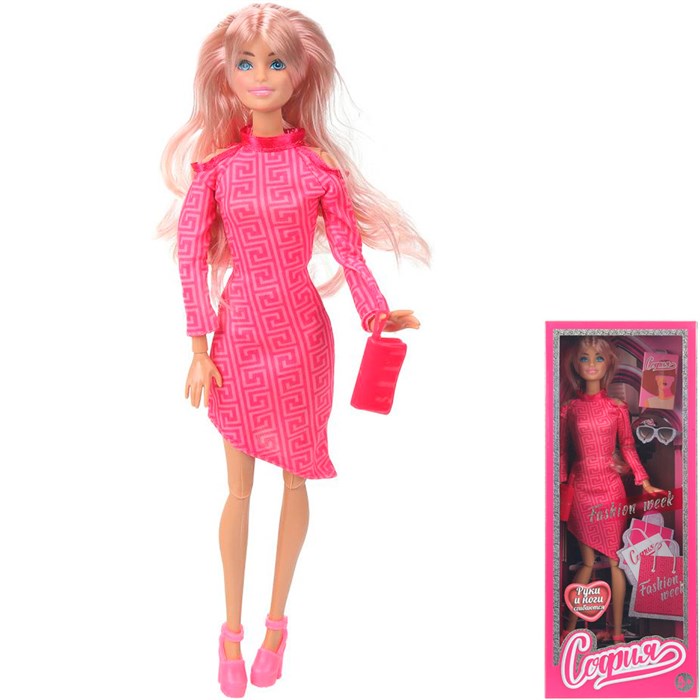 Кукла Карапуз GV-S-BB-WOD София 29 см руки и ноги сгиб., 908-628