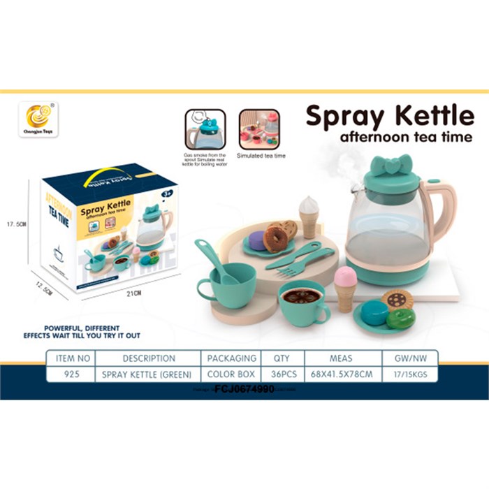 Чайник 925 с набором посуды в кор. 616-557