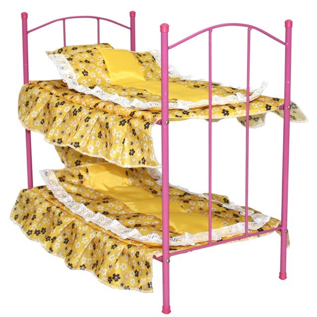 Кроватка для кукол двухярусная №8 металл /Ясюк/ 308-294