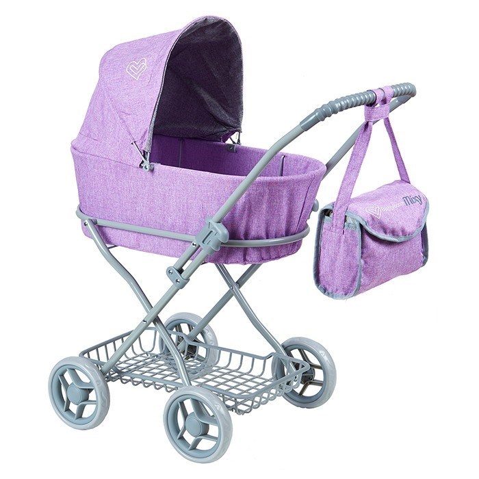 Коляска для куклы 8019-2236 Микси Багги Бум Mixy Buggy Boom сиреневый классическая. 808-409