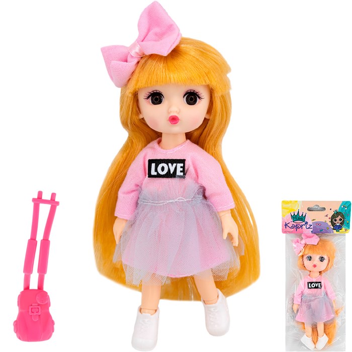 Кукла малышка Miss Kapriz MKDH2327-2 в пак. оптом 908-072