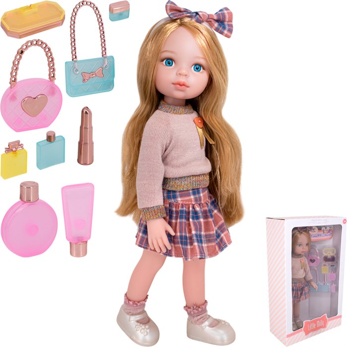 Кукла 91099-G Little Milly 35см с аксесс. в кор. оптом 908-265