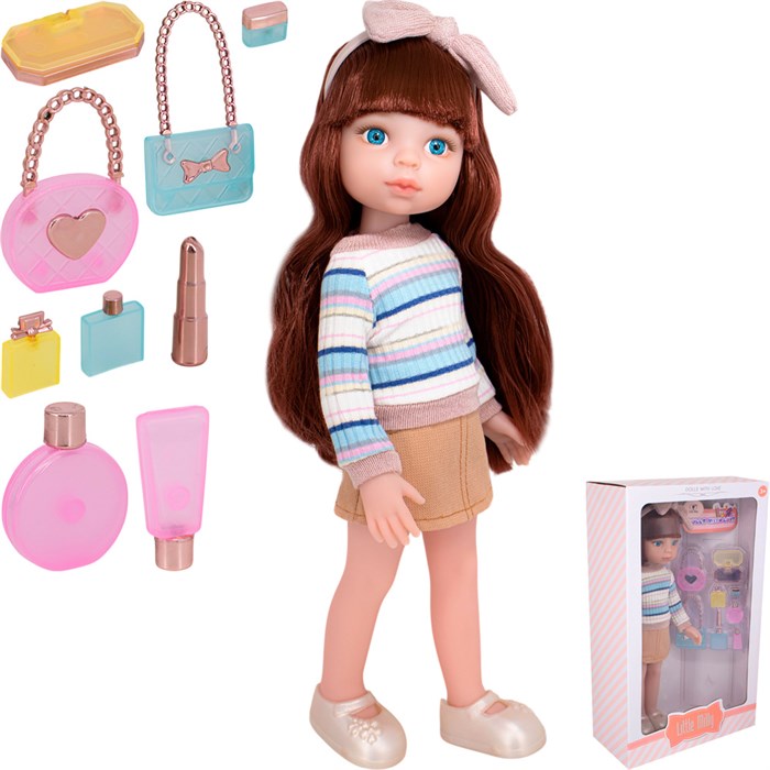 Кукла 91099-I Little Milly 35см с аксесс. в кор. оптом 908-267