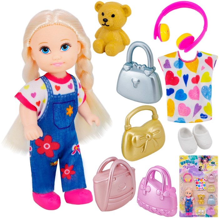 Кукла малышка Miss Kapriz MKLY674-A Крошка на ладошке на блист. оптом 908-533