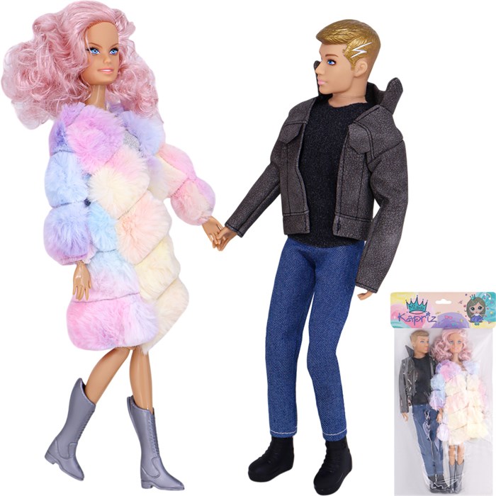 Кукла Miss Kapriz MK619 Пара в пак. оптом 409-985