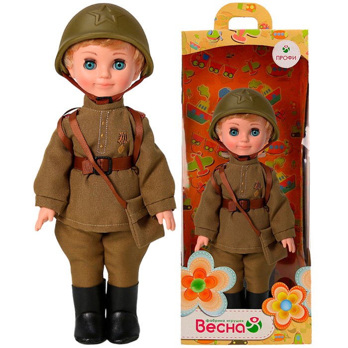 Кукла Пехотинец с каской В3979 808-298