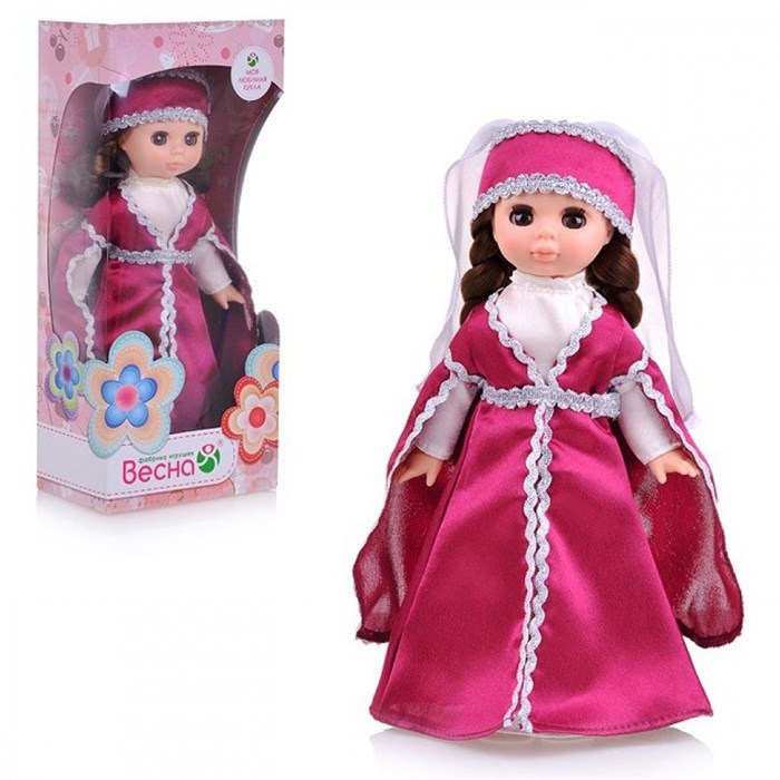 Кукла Эля Весна в грузинском костюме В3217 609-647