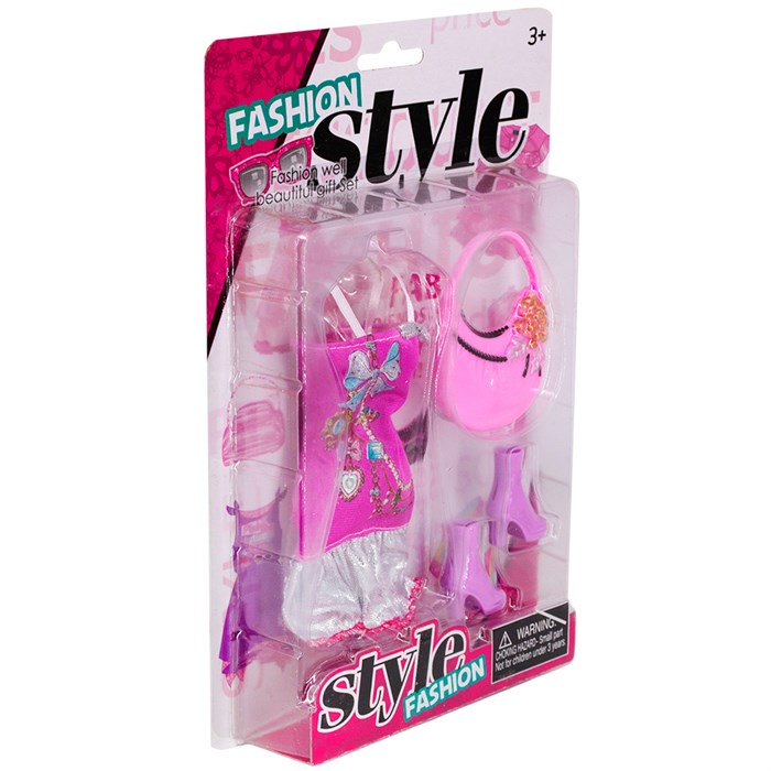 Одежда д/куклы JX200-9 на блист. 908-893