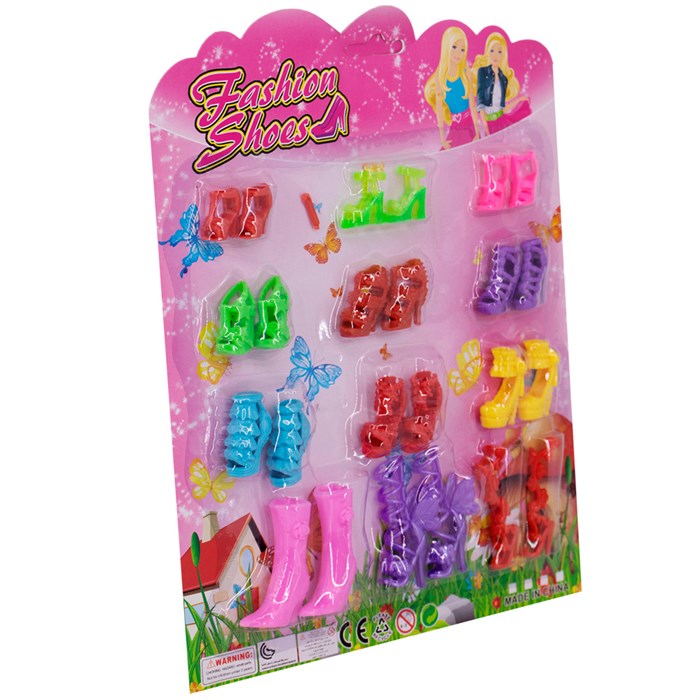 Набор обуви для куклы 878 на блист. 608-875