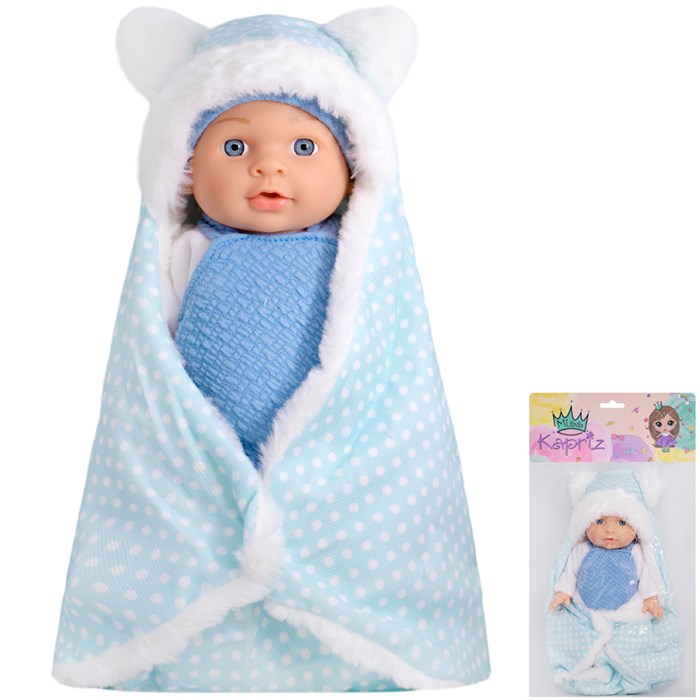 Пупс Miss Kapriz MK2330-BC 30 см. в конверте в пак. 108-946