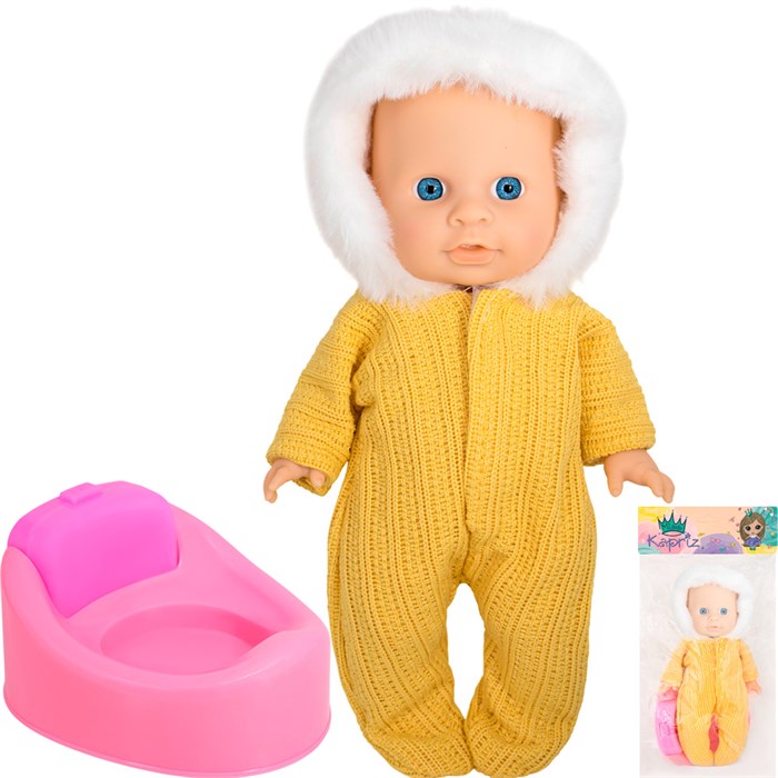 Пупс Miss Kapriz MK2520K-F 20 см. с аксесс., в пак. 908-921