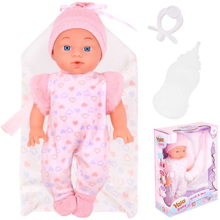 Пупс Yala Baby YL2435B-B с аксесс. в кор. 307-960