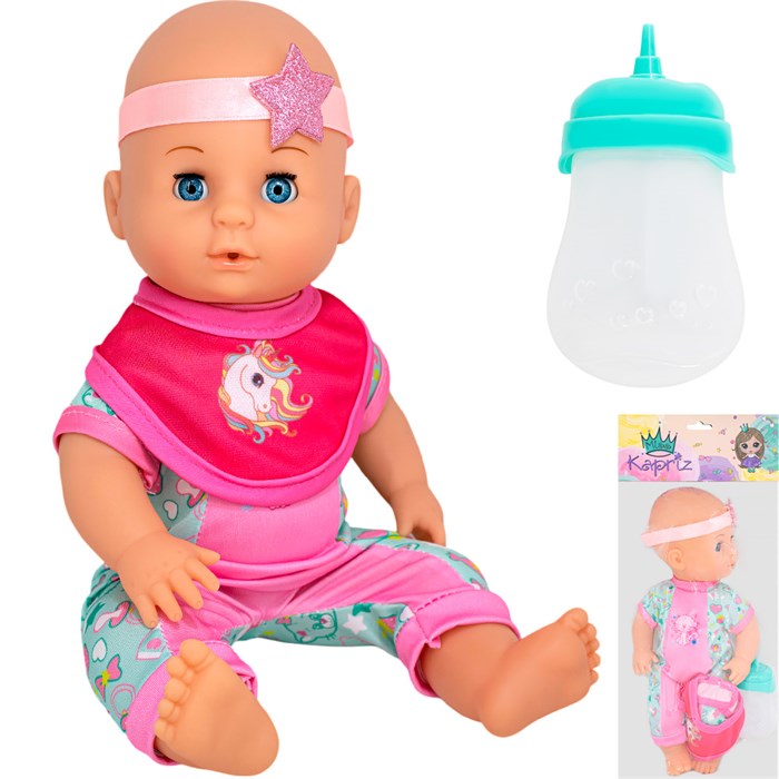 Пупс Miss Kapriz MK2275K-30B 30 см. с аксесс. в пак. 907-431