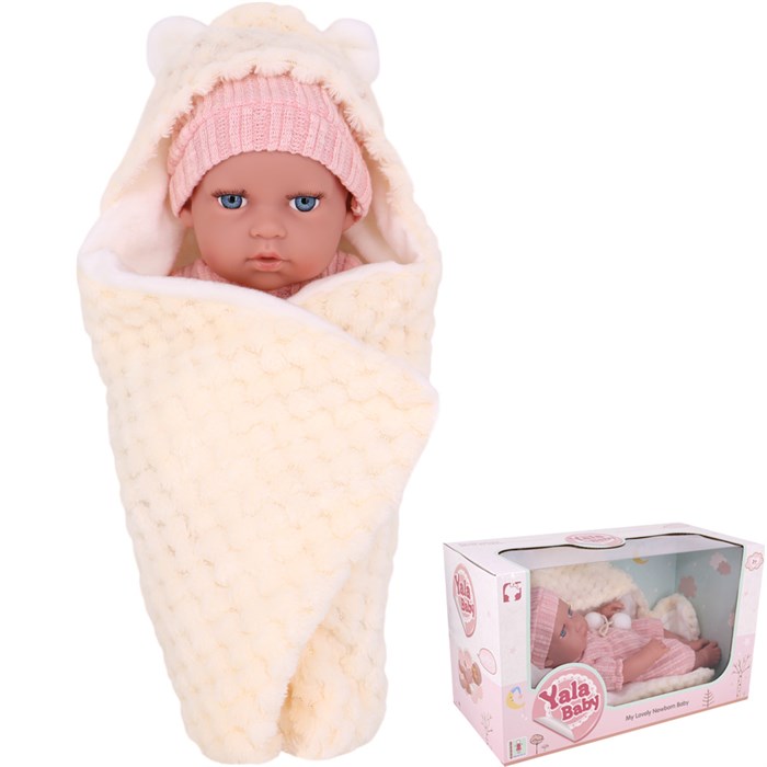 Пупс Yala Baby YL2412A-D в конверте с аксесс. в кор. 209-996
