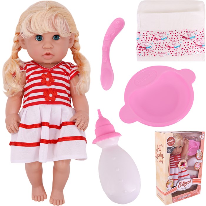 Пупс 6613-1 Eliza с аксесс. в кор. 307-978