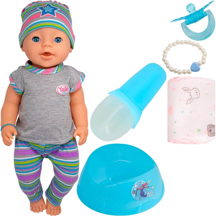 Пупс Miss Kapriz 030LBL функц. с кнопки, с аксесс. в пак. 908-832