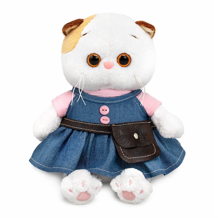 Ли-Ли Кошечка BABY в сарафане "Деним" LB-157 244-821