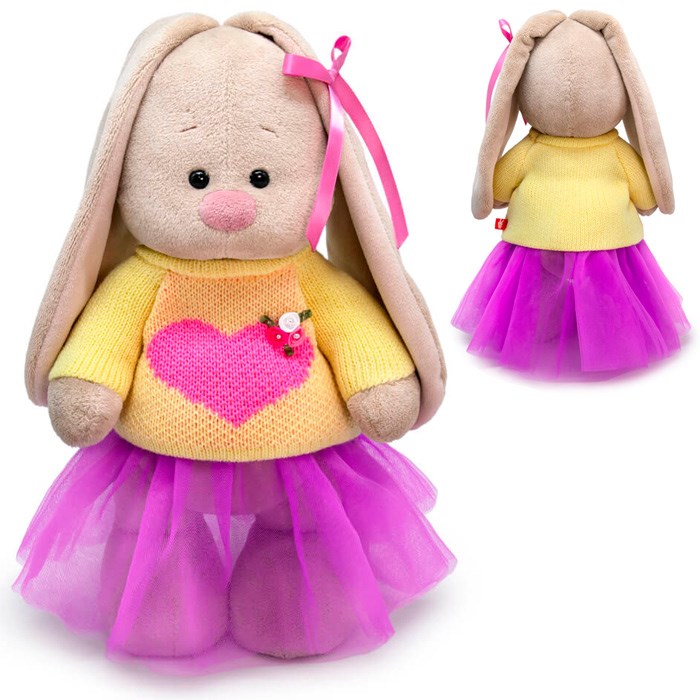 Зайка Ми в свитере с сердцем (малый) StS-539 945-731