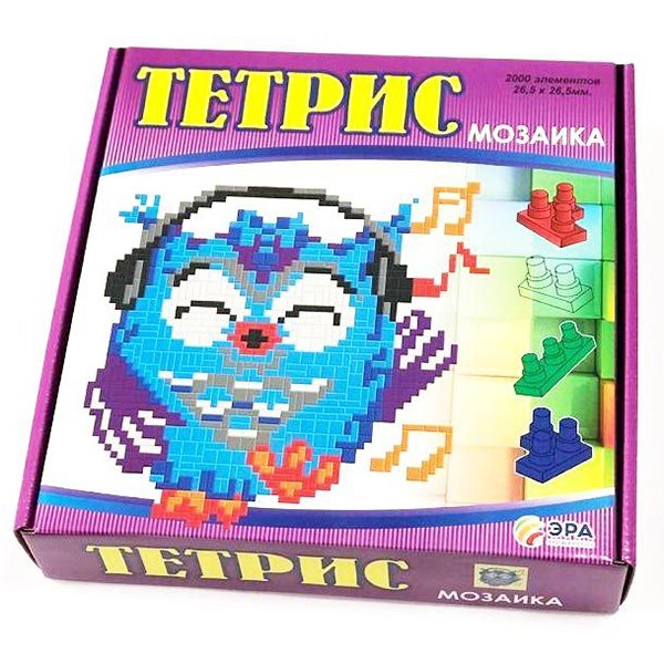 Набор ДТ Тетрис-мозаика Сова Эра. 710-861