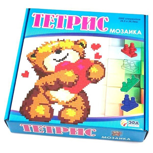 Набор ДТ Тетрис-мозаика Мишка Эра. 710-859