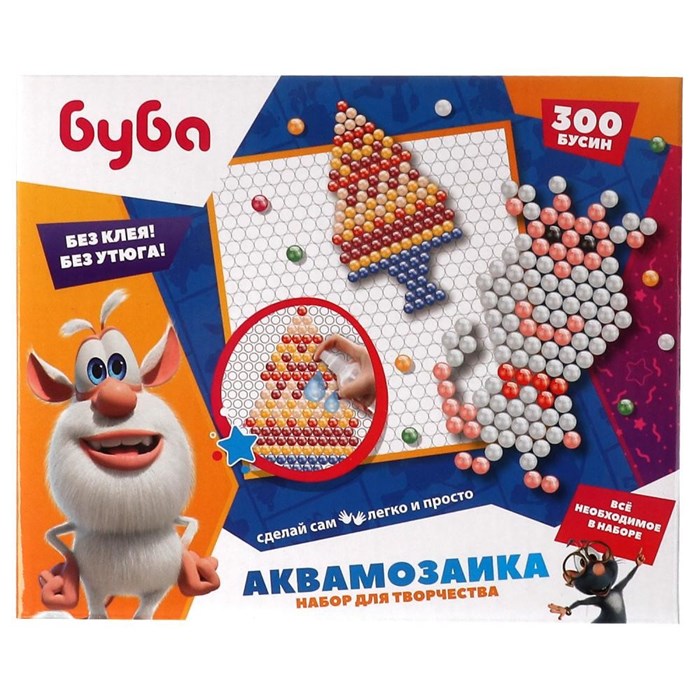 Набор ДТ Аквамозаика Буба 300 бусин МУЛЬТИ АРТ AB300-BUBA2 983-766