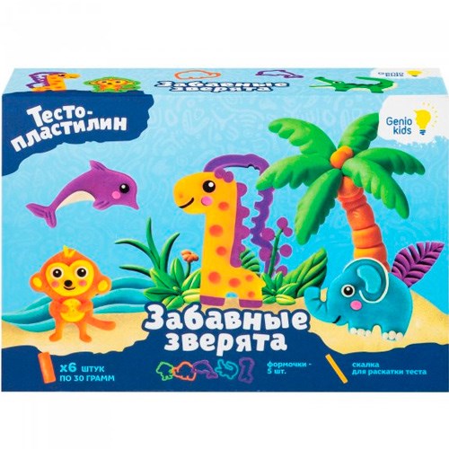 Набор для творчества Для лепки Забавные зверята TA2045 /Genio Kids 993-948