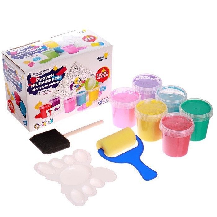 Набор для творчества Рисуем пальчиками Большой набор TA1407 976-910