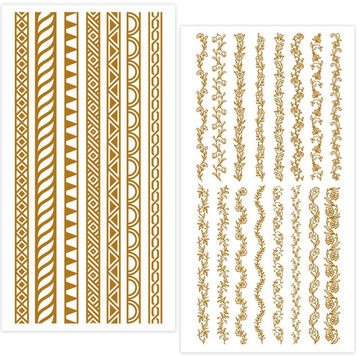 Набор для творчества Переводные татуировки. Браслеты и чокеры 4379 993-562