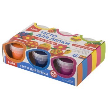 Набор для творчества Тесто для лепки №13 6 цв. Тдл-016 Lori 176-278