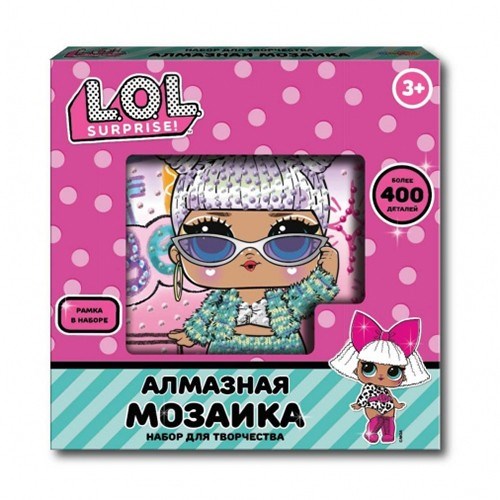 Набор для творчества Алмазная мозаика 15*15 см lol мульти арт AM15X15-128618-LOL 993-856