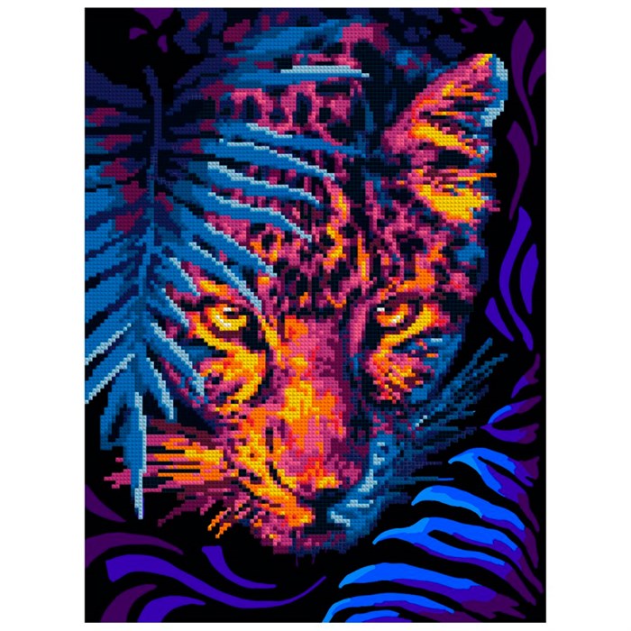 Набор для творчества Алмазная мозаика Хищник 30*40 см частичное заполнение Ам-005 LORI 987-329