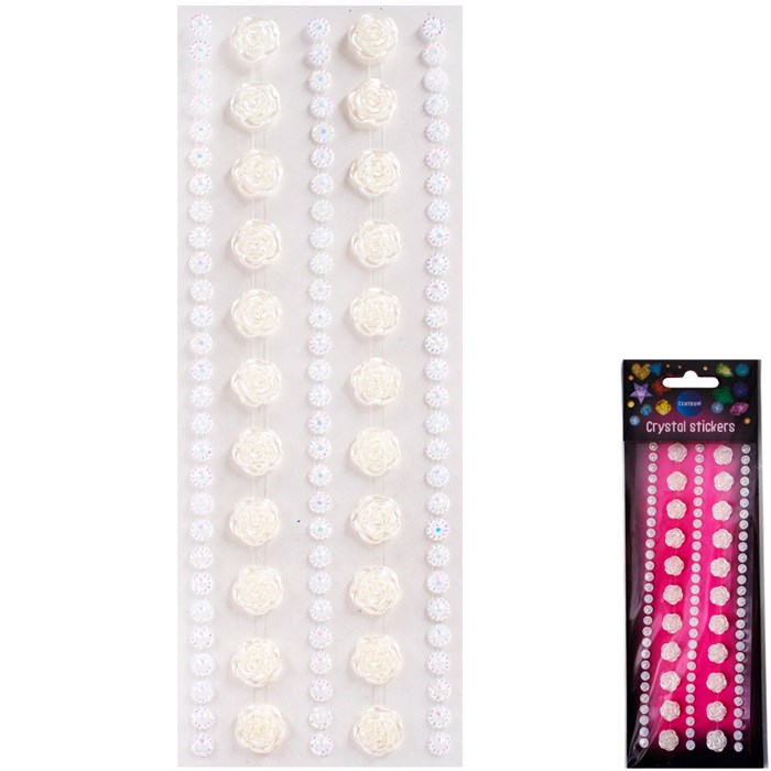 Наклейки Декоративные пластик Cristal ассорти 80963Н 988-876