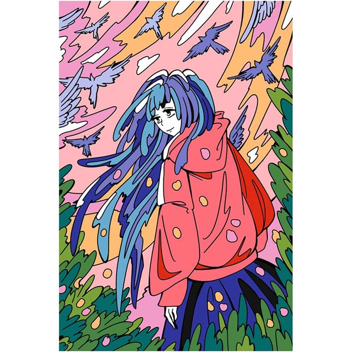 Набор Для Творчества Картина по номерам на подрамнике 20*30см Свобода сознания Рхд-021 Lori 983-237