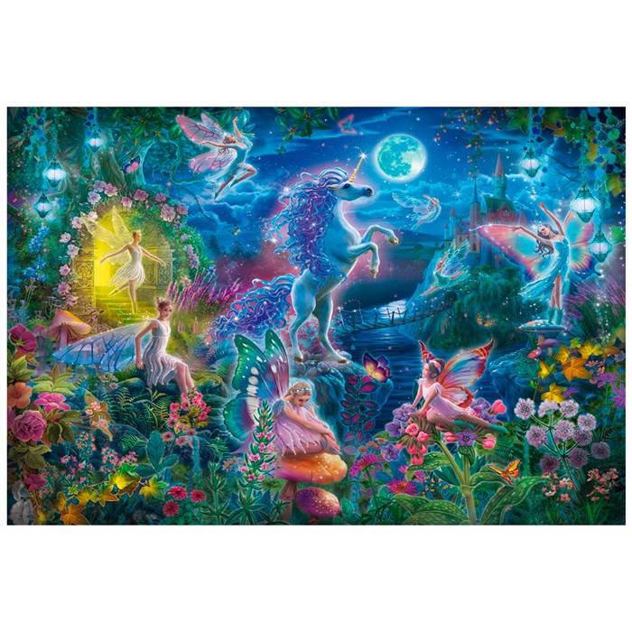 Набор для творчества Роспись по холсту 40*50см Феи и единорог ХК-6855 987-823