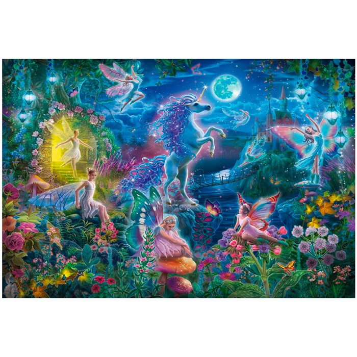 Набор для творчества Роспись по холсту 40*50см Феи и единорог ХК-0927 987-092