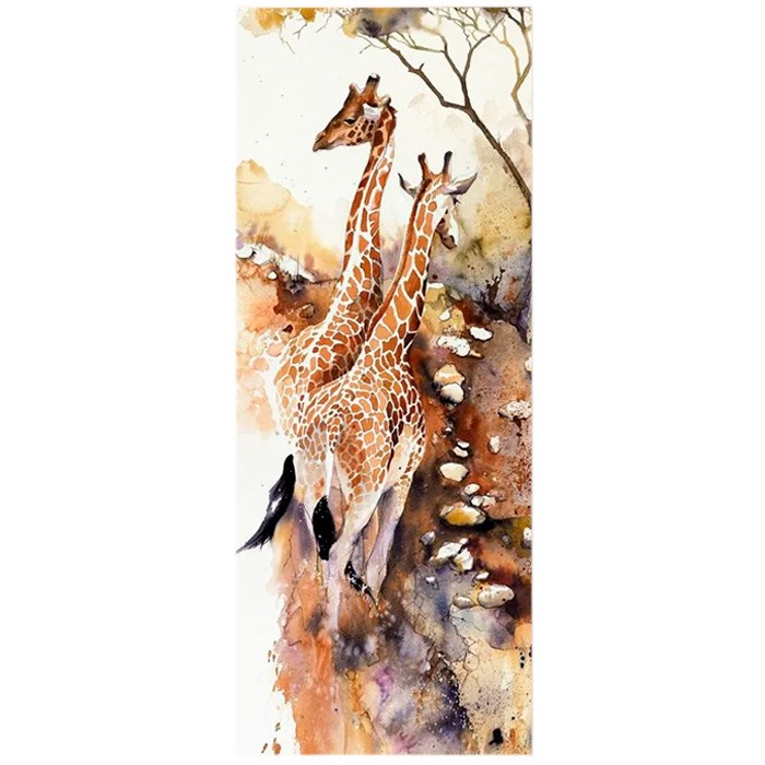 Набор для творчества Картина по номерам.Панно.Жирафы 35х88 HRP0022 /20/ 978-288
