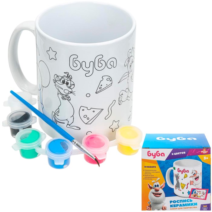 Набор для творчества Кружка для росписи БУБА МУЛЬТИ АРТ 100MUG-BU 993-393