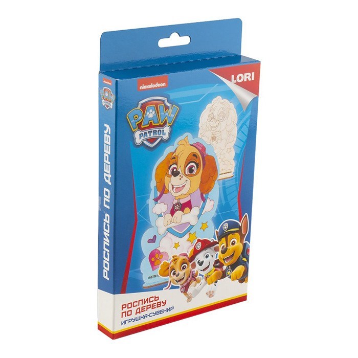 Набор для творчества Роспись по дереву.Игрушка-сувенир Щенячий патруль "Скай" Фнс-004 Lori 977-428