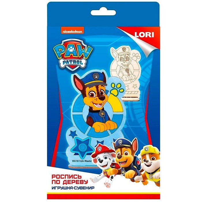 Набор для творчества Роспись по дереву.Игрушка-сувенир Щенячий патруль "Гончик" Фнс-001 Lori 977-425
