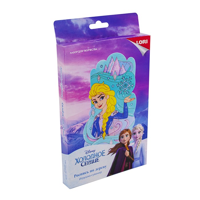 Набор для творчества Роспись по дереву.Игрушка-сувенир Disney "Эльза" Фнд-013 Lori 976-145