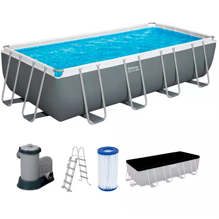 Бассейн каркасный прямоугольный 56465 549*274*122 см . 193-526
