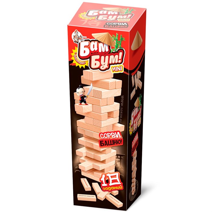 Игра Джанга Бум-бум mini Падающая башня 02790 534-907