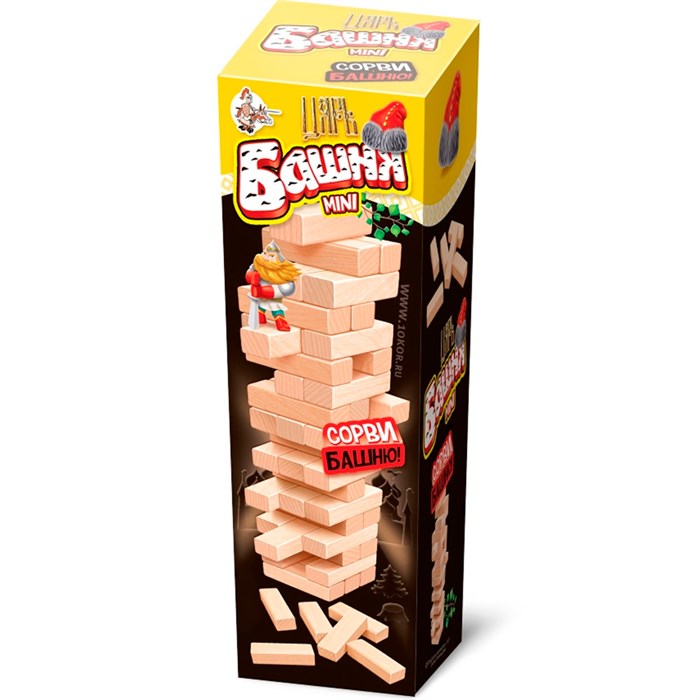 Игра Джанга Царь Башня mini Падающая башня 02791 534-908