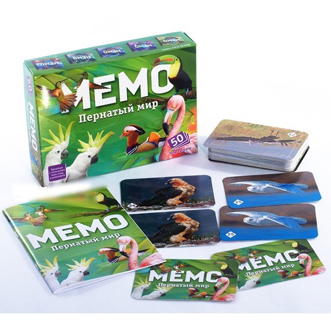 Настольная игра Мемо Пернатый мир 7952 534-870
