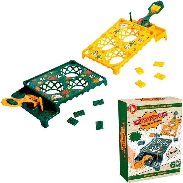 Игра настольная "Катапульта. Песочная дуэль" 70019 935-329