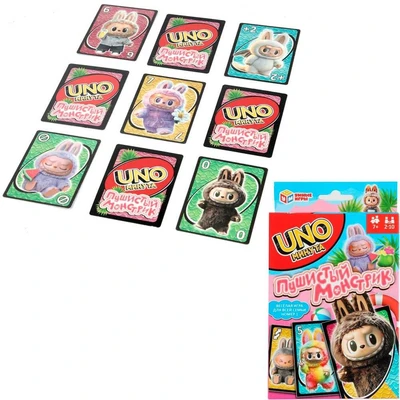 Игра Умка Пушистый монстрик. UNO минута. Карточная игра 4630395058568 936-589