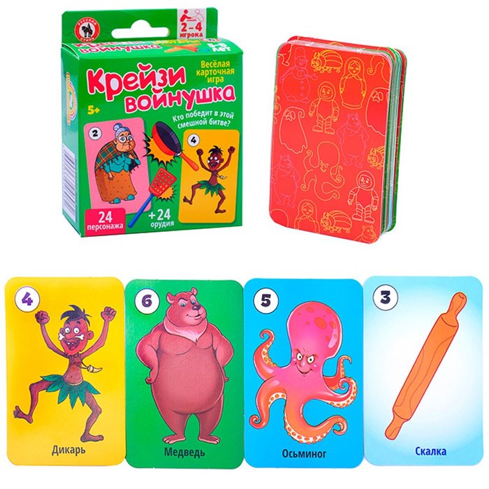 Игра Крейзи войнушка 52 карты 04696 933-738