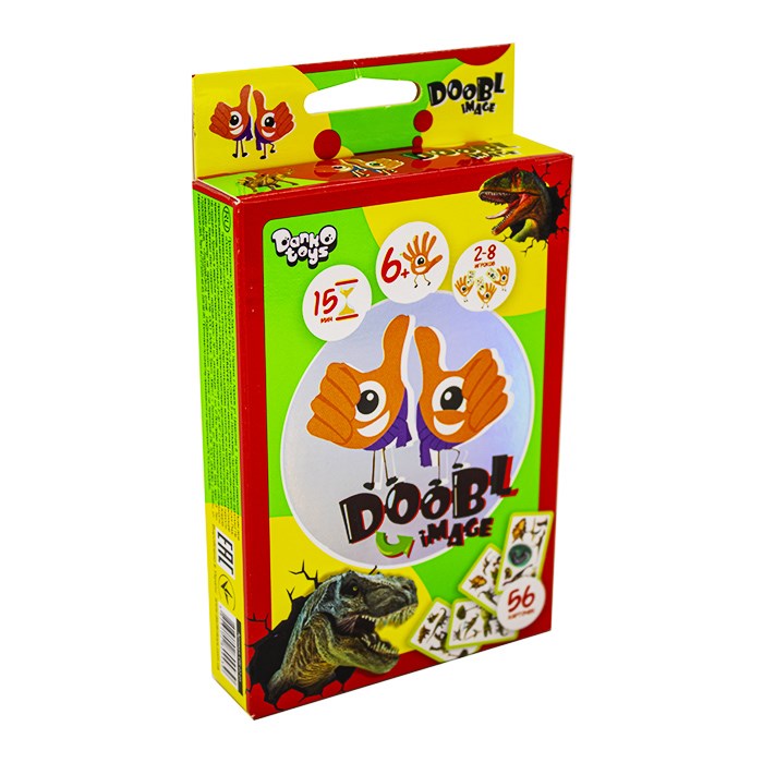 Игра Doobl Image обычные карты Динозавры /АльянсТрест/ 832-534